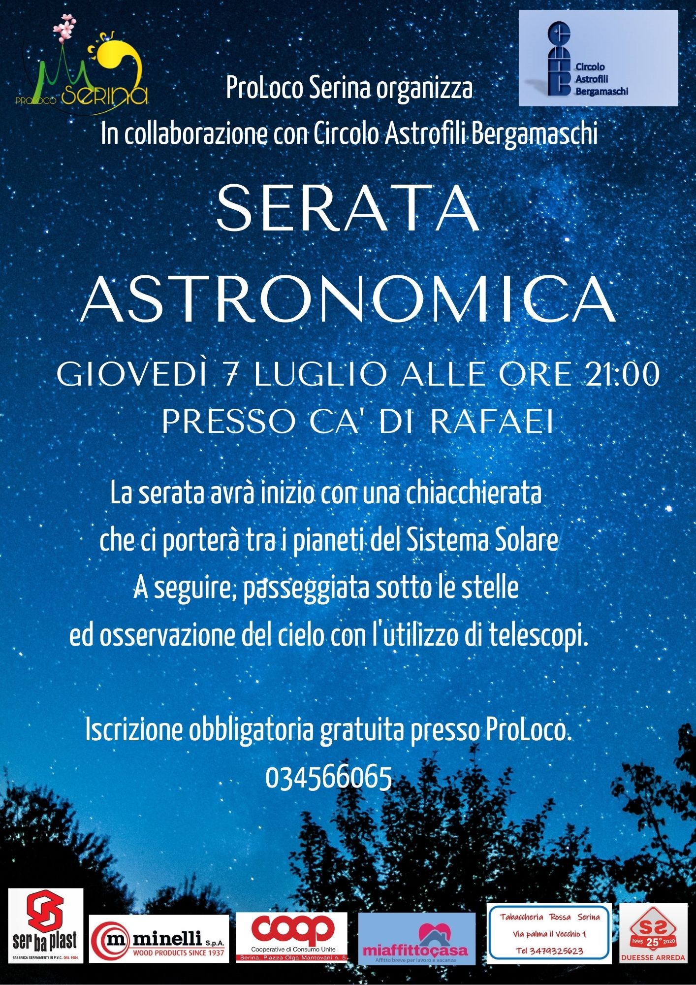 SERATA ASTRONOMICA 1